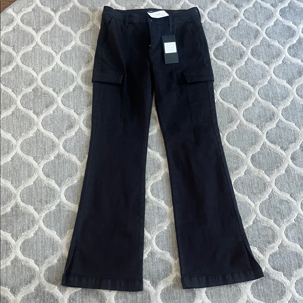 Elegant Black Wide Leg Jeans for Women